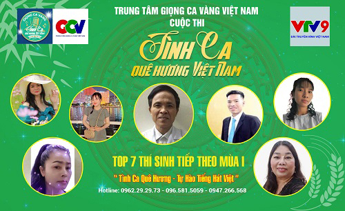 Top 7 thí sinh tiếp theo dự thi Tình ca quê hương Việt Nam