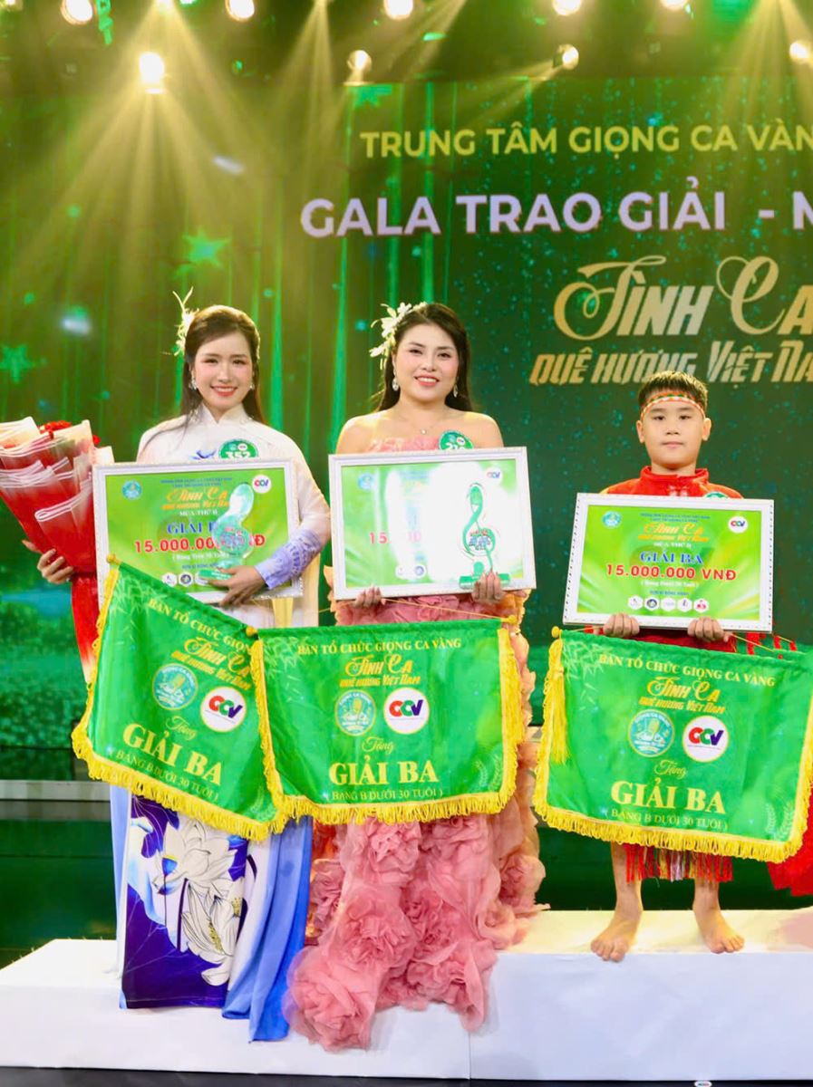 Top 3 Giải Ba bảng B: Những gương mặt trẻ lan tỏa tình yêu quê hương qua tiếng hát
