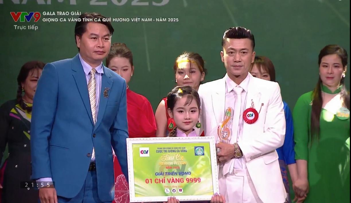 Tài năng nhí Hà My tỏa sáng tại Tình ca quê hương Việt Nam 2025
