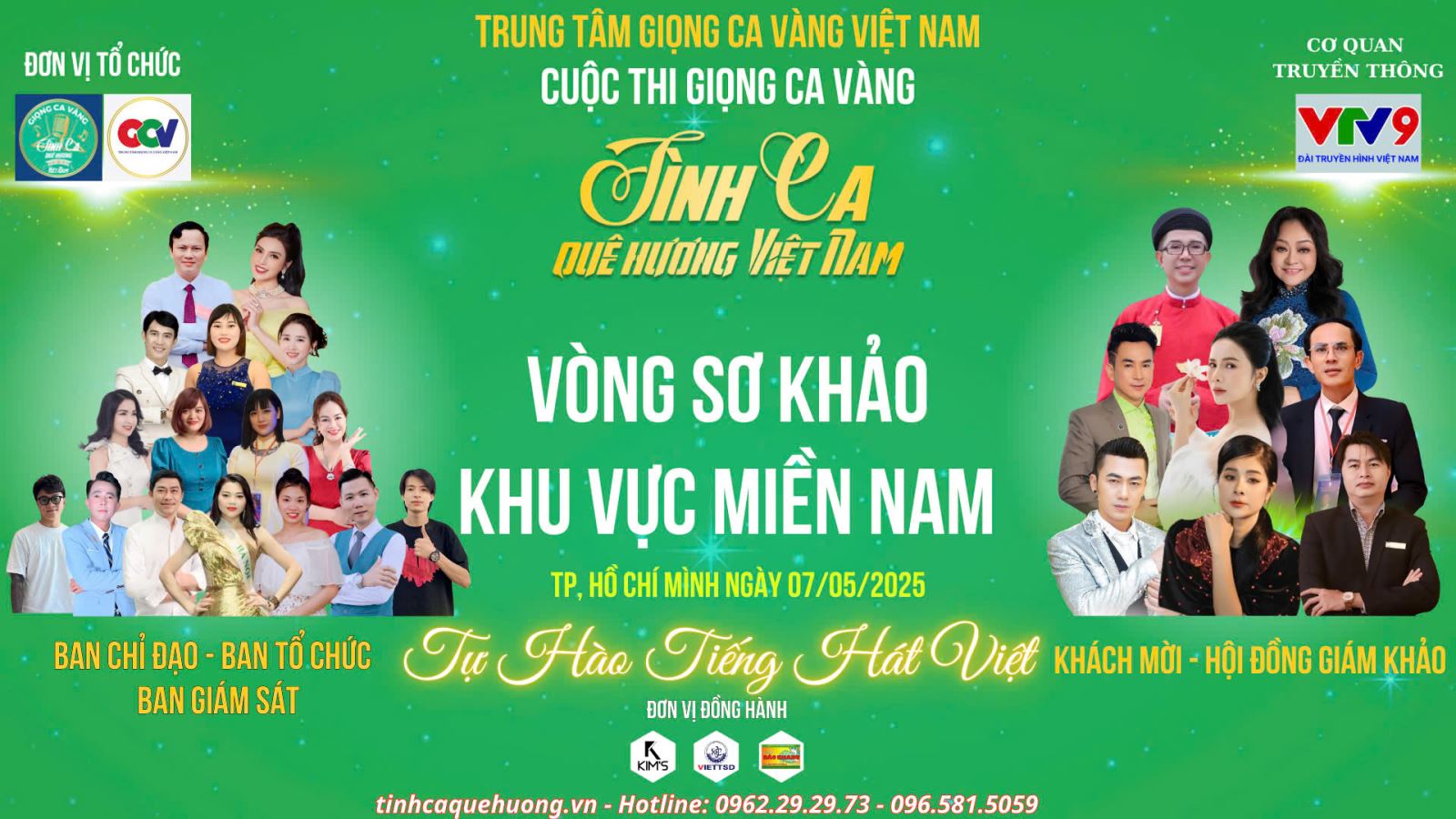 Khép lại vòng sơ khảo và bán kết khu vực Giọng ca vàng Tình ca quê hương Việt Nam mùa thứ nhất